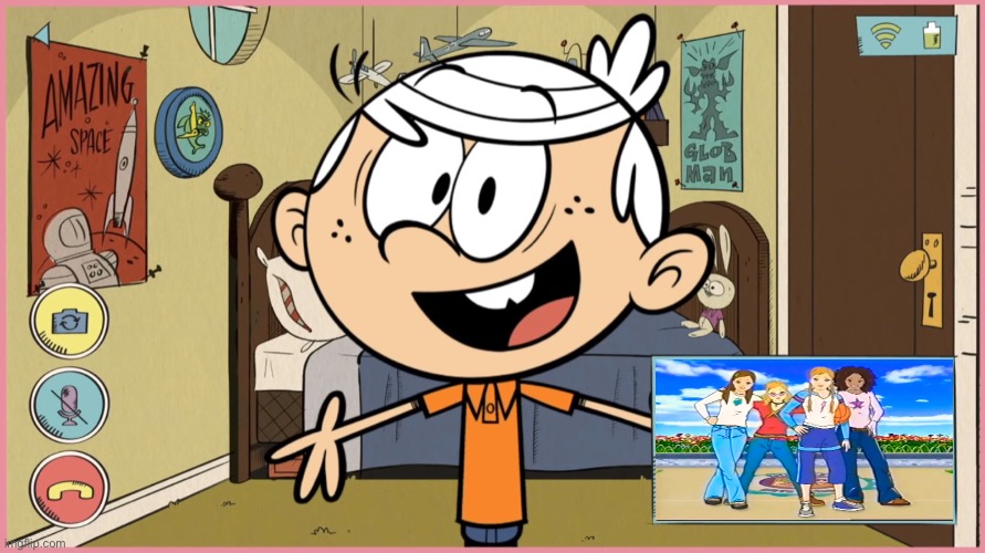 Lincoln Has a Video Call with EverGirl | image tagged in the loud house,lincoln loud,nickelodeon,girl,girls,basketball | made w/ Imgflip meme maker