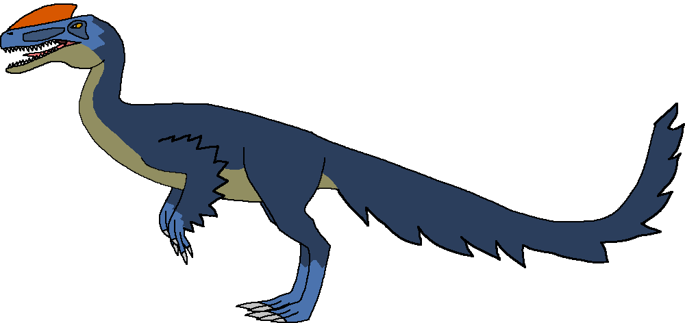 Female Guanlong (Paleoverse + EOIverse) Blank Meme Template