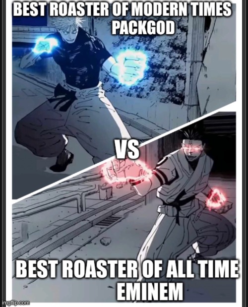Packgod and Eminem | made w/ Imgflip meme maker