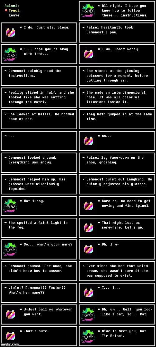 Back in the Underground. (Chapter 48) | image tagged in undertale,understream,corruption,chapters,chapter,textbox | made w/ Imgflip meme maker