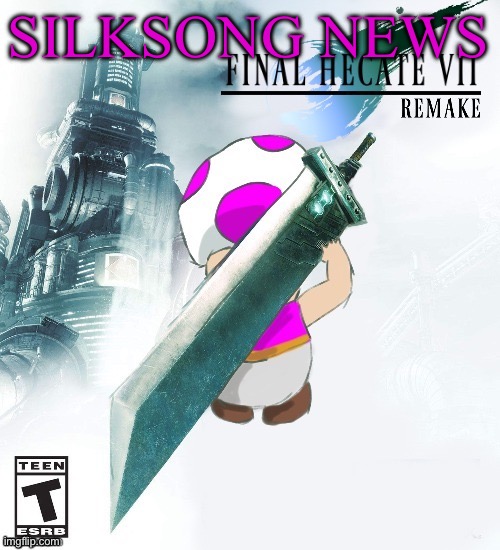 Final Hecate VII (thank you disco) | SILKSONG NEWS | image tagged in final hecate vii thank you disco | made w/ Imgflip meme maker