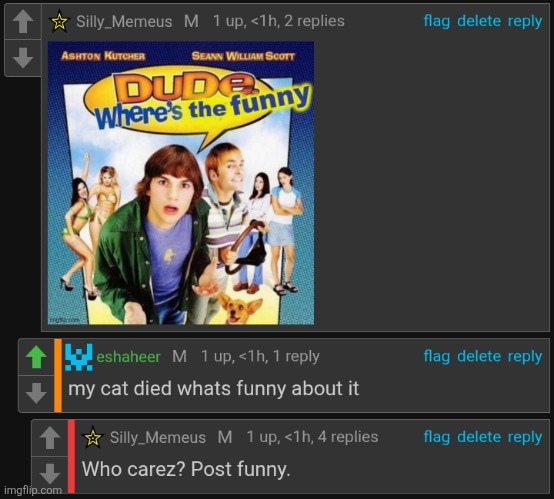 Oh, that sure was not very cool of you, Memeus! | made w/ Imgflip meme maker