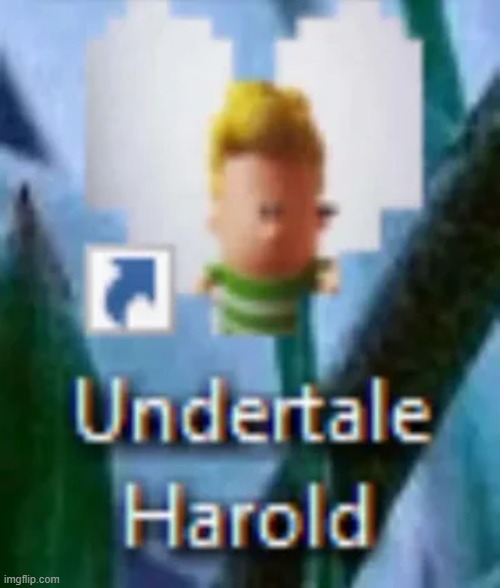 UNDERTALE HAROLD DIRECT ACCESS WHAT THE FUCK LOST MEDIA | made w/ Imgflip meme maker