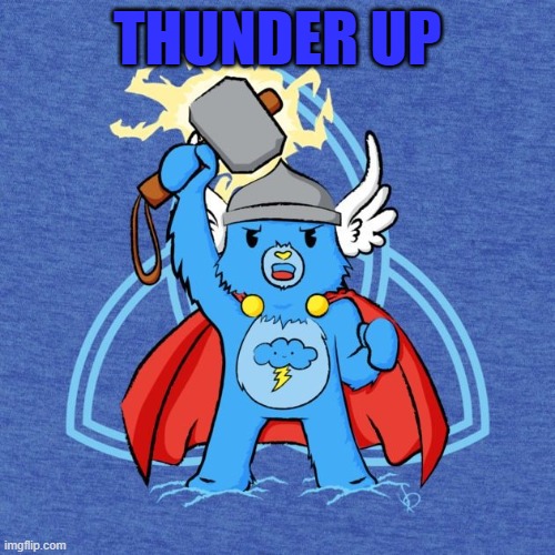 OKC Thunder | THUNDER UP | image tagged in thunder | made w/ Imgflip meme maker