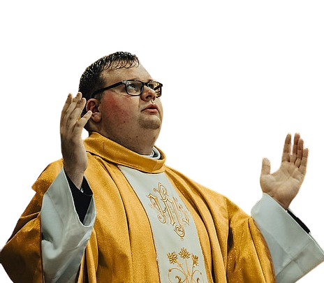 fat priest Blank Meme Template