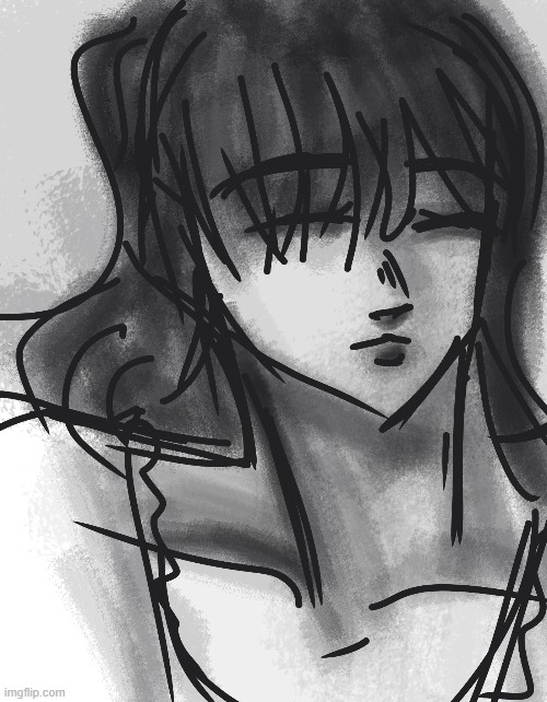 on a computer with a touchscreen now, tried drawing with my finger | image tagged in i can have textured brushes again,chalk brush my beloved | made w/ Imgflip meme maker