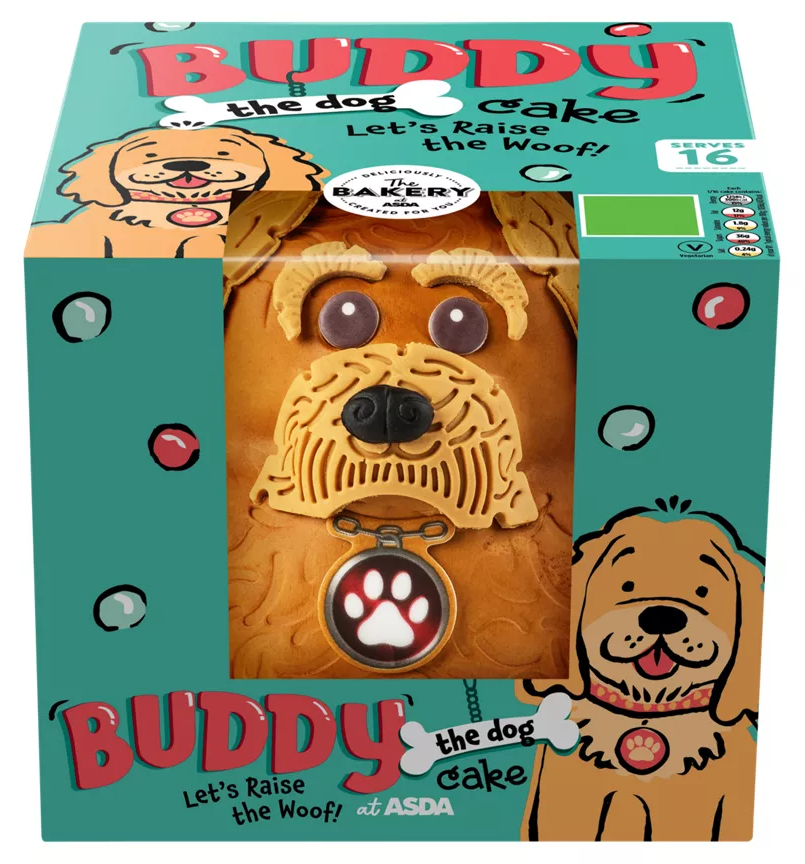 Buddy The Dog Asda Cake Blank Meme Template