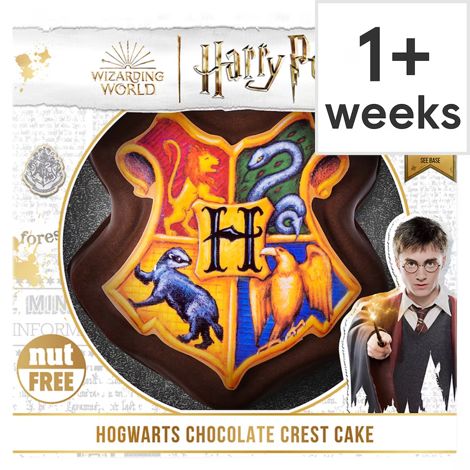 Harry Potter Hogwarts Chocolate Crest Celebration Cake Blank Meme Template