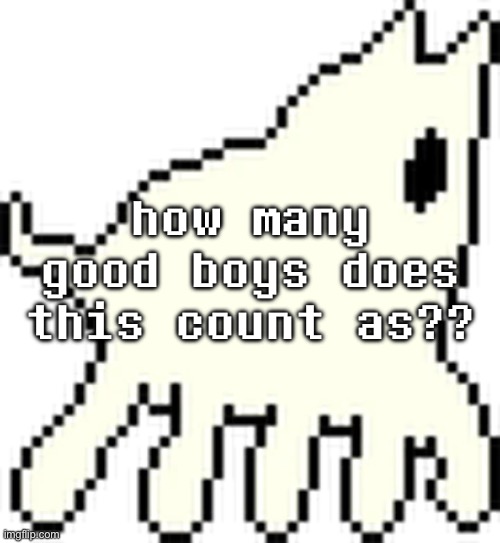 it’s a myery | how many good boys does this count as?? | made w/ Imgflip meme maker