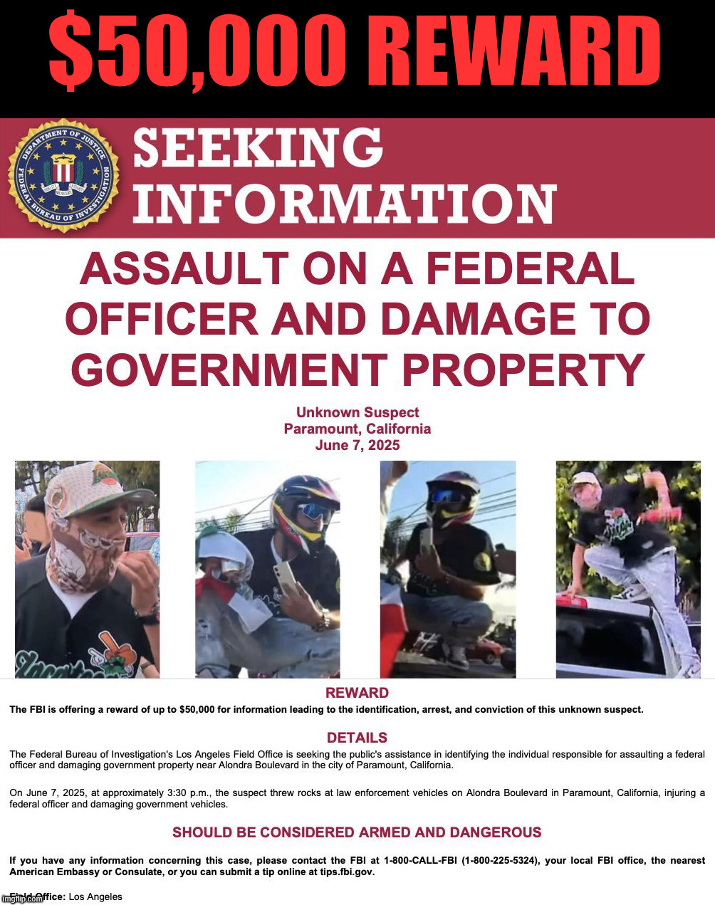 Big reward | $50,000 REWARD | image tagged in wanted | made w/ Imgflip meme maker