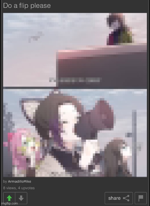 Love it on mobile when I see a randomly peilxlated post | made w/ Imgflip meme maker