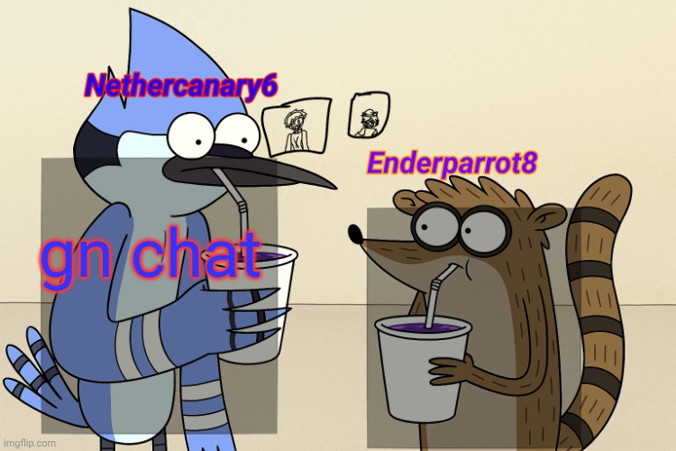 ender and nether regular lean temp | gn chat | image tagged in ender and nether regular lean temp | made w/ Imgflip meme maker