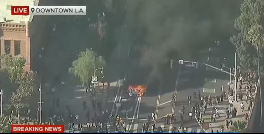 LA Riots 2025 Blank Meme Template