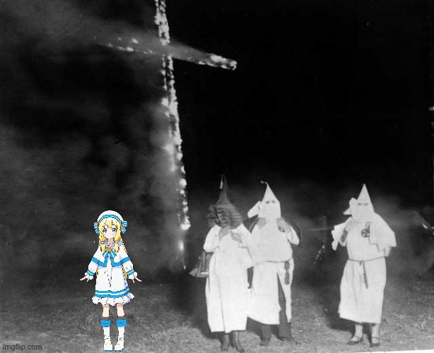 Eliaria Jamil wholesome cross burning (by the Grace of the Gods) | image tagged in cute,wholesome | made w/ Imgflip meme maker