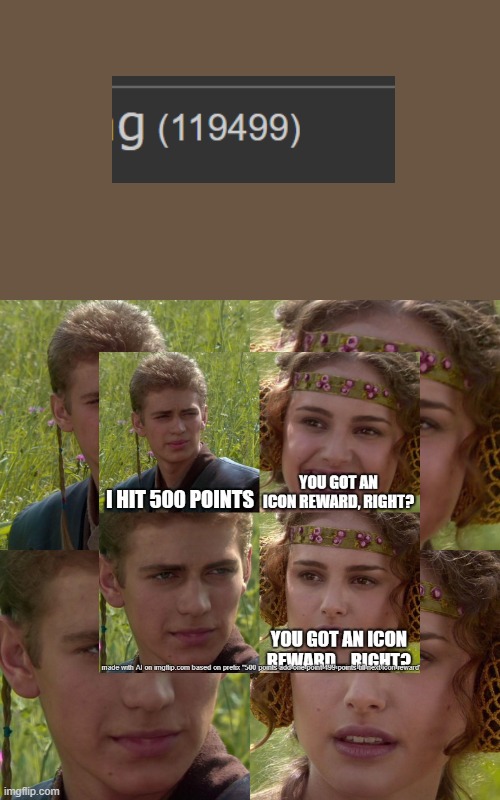 $ | image tagged in anakin padme 4 panel,no | made w/ Imgflip meme maker