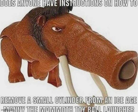 Manny the mammoth | made w/ Imgflip meme maker