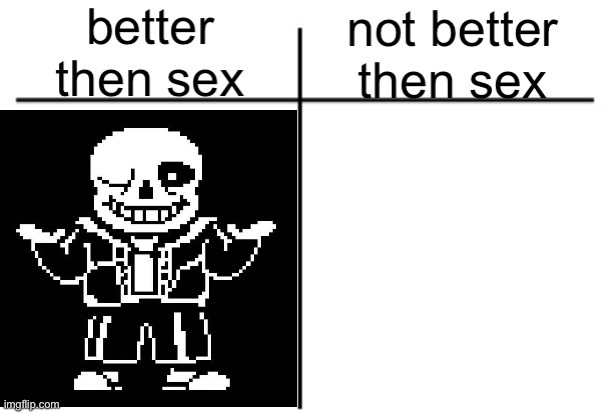 better then sex T chart | image tagged in better then sex t chart | made w/ Imgflip meme maker