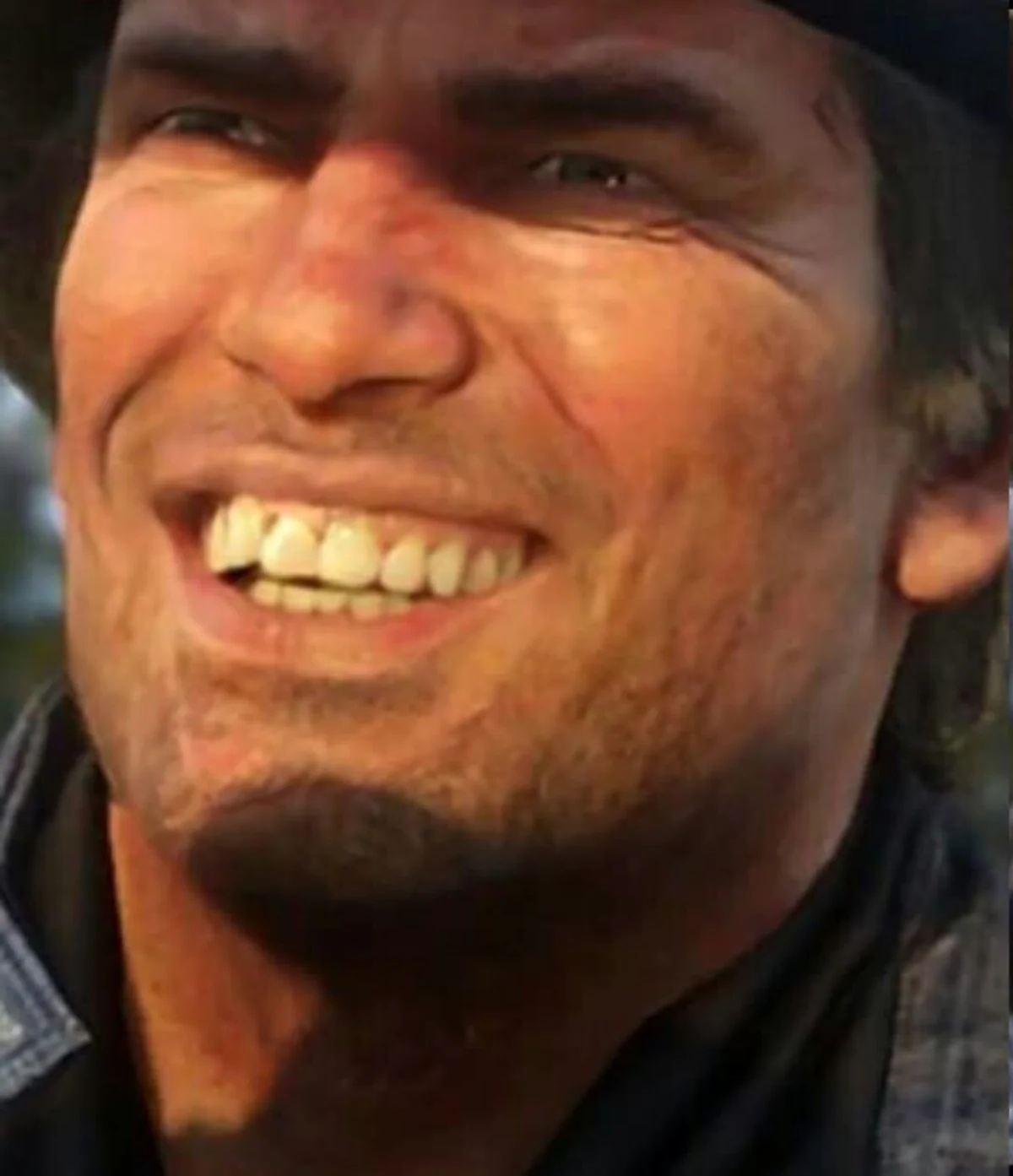 Evil Arthur Morgan Blank Meme Template
