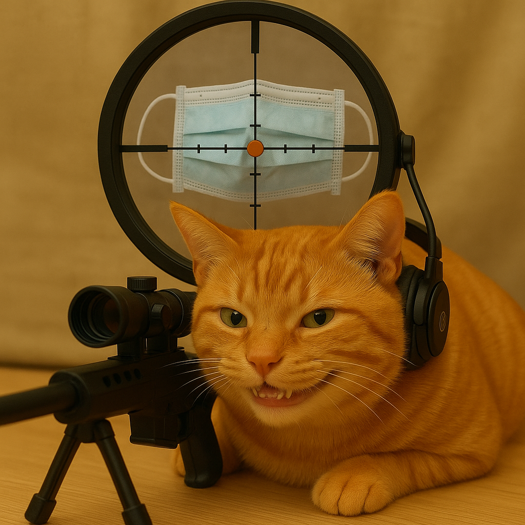 High Quality $NOMASK KITTY Blank Meme Template