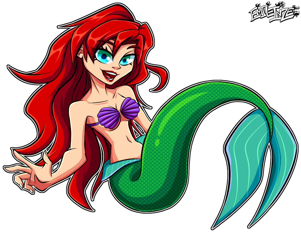 cute ariel Blank Meme Template