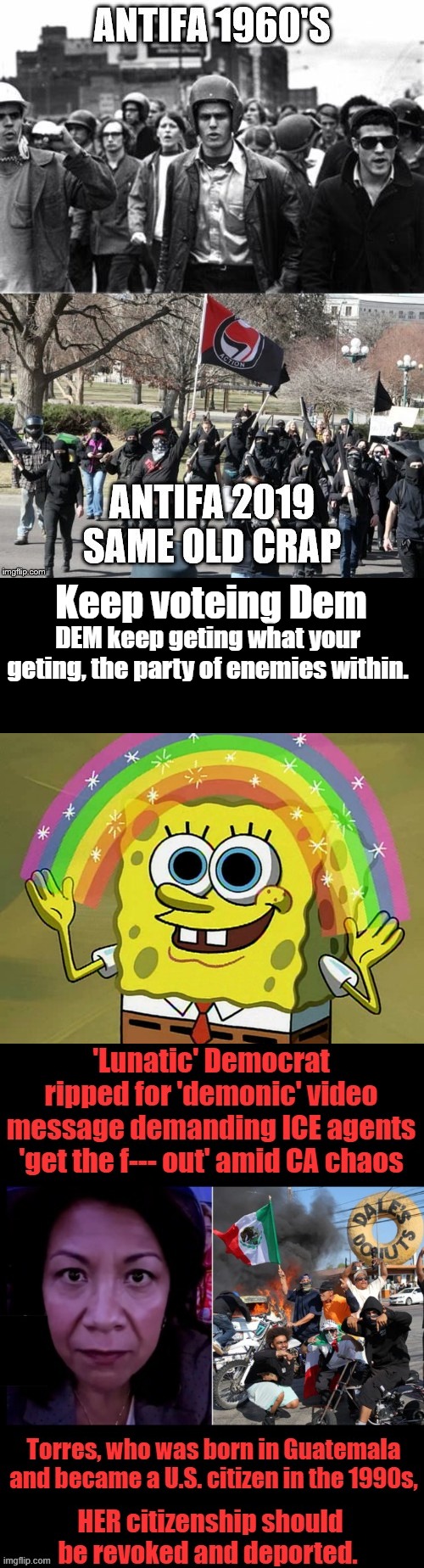 THE SCHOOL SYSTEMS are the training grounds for the enemies within, Defedralize the school systems | Keep voteing Dem; DEM keep geting what your geting, the party of enemies within. | image tagged in memes,imagination spongebob | made w/ Imgflip meme maker