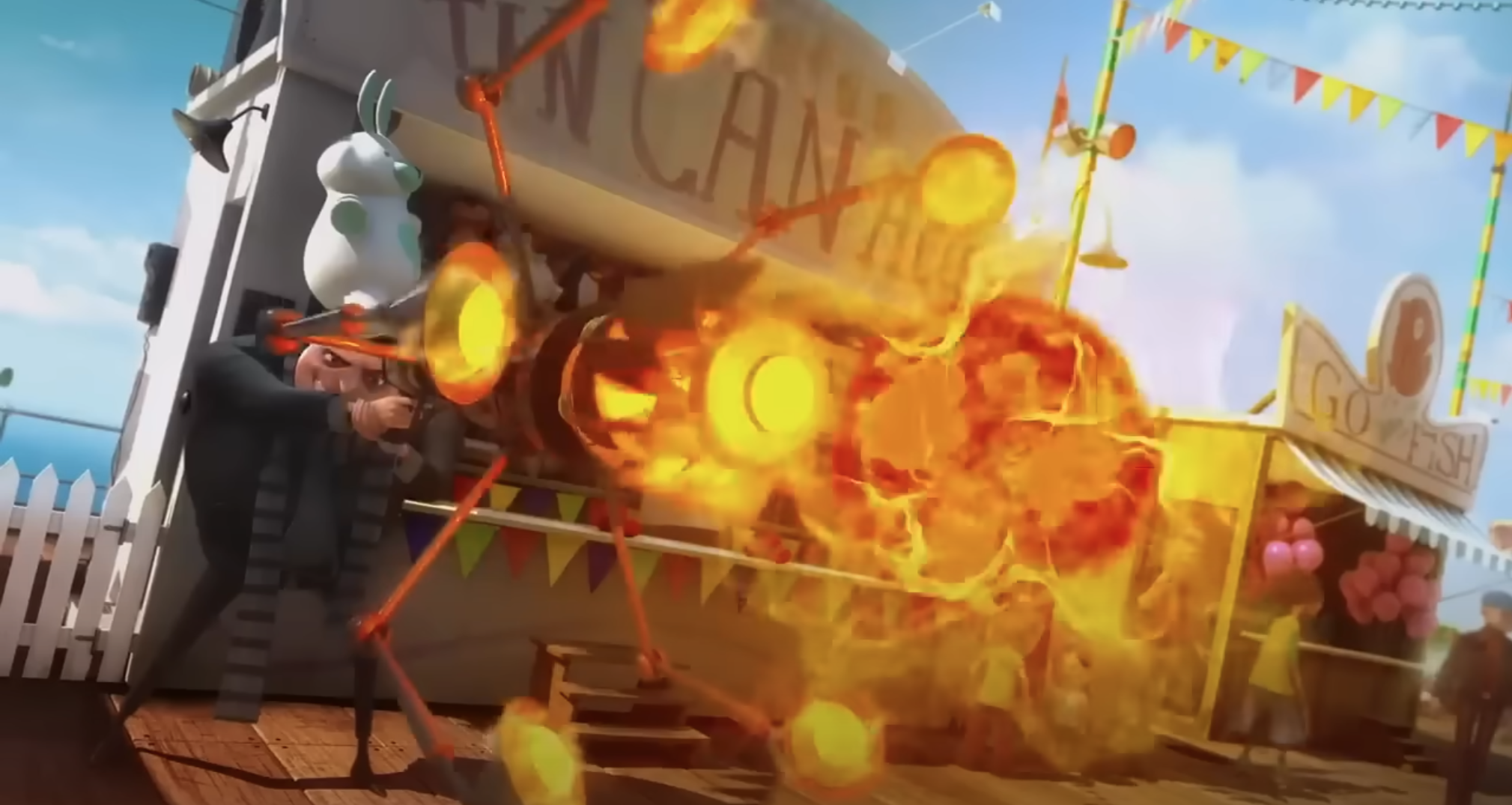 despicable me gun Blank Meme Template