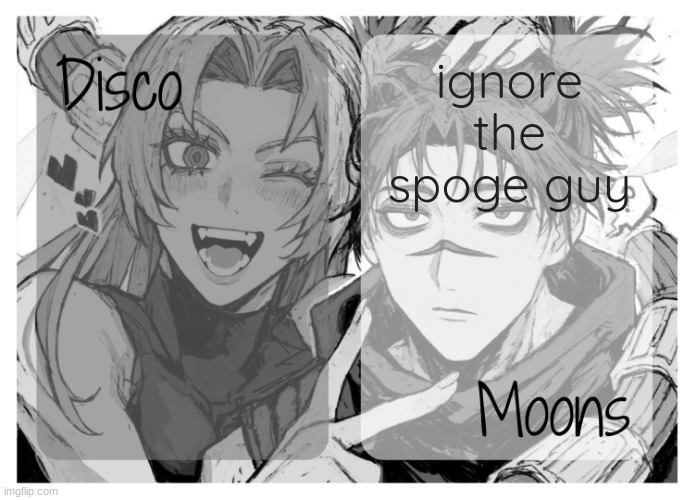 moons n disco's yuki & choso shared temp | ignore the spoge guy | image tagged in moons n disco's yuki choso shared temp | made w/ Imgflip meme maker