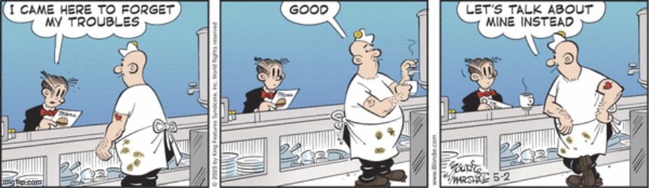 Blondie | image tagged in comics | made w/ Imgflip meme maker