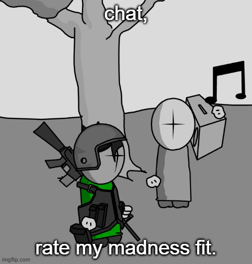 Grunt Davis (V4) | chat, rate my madness fit. | image tagged in grunt davis v4 | made w/ Imgflip meme maker