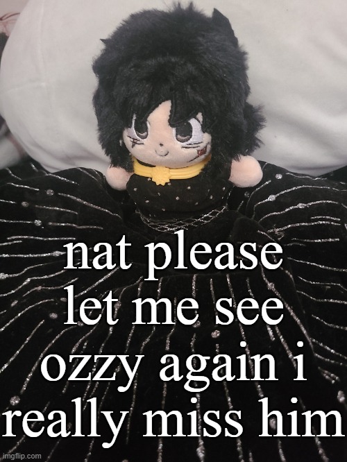 me if u even care,,,,,,, | nat please let me see ozzy again i really miss him | image tagged in me if u even care | made w/ Imgflip meme maker