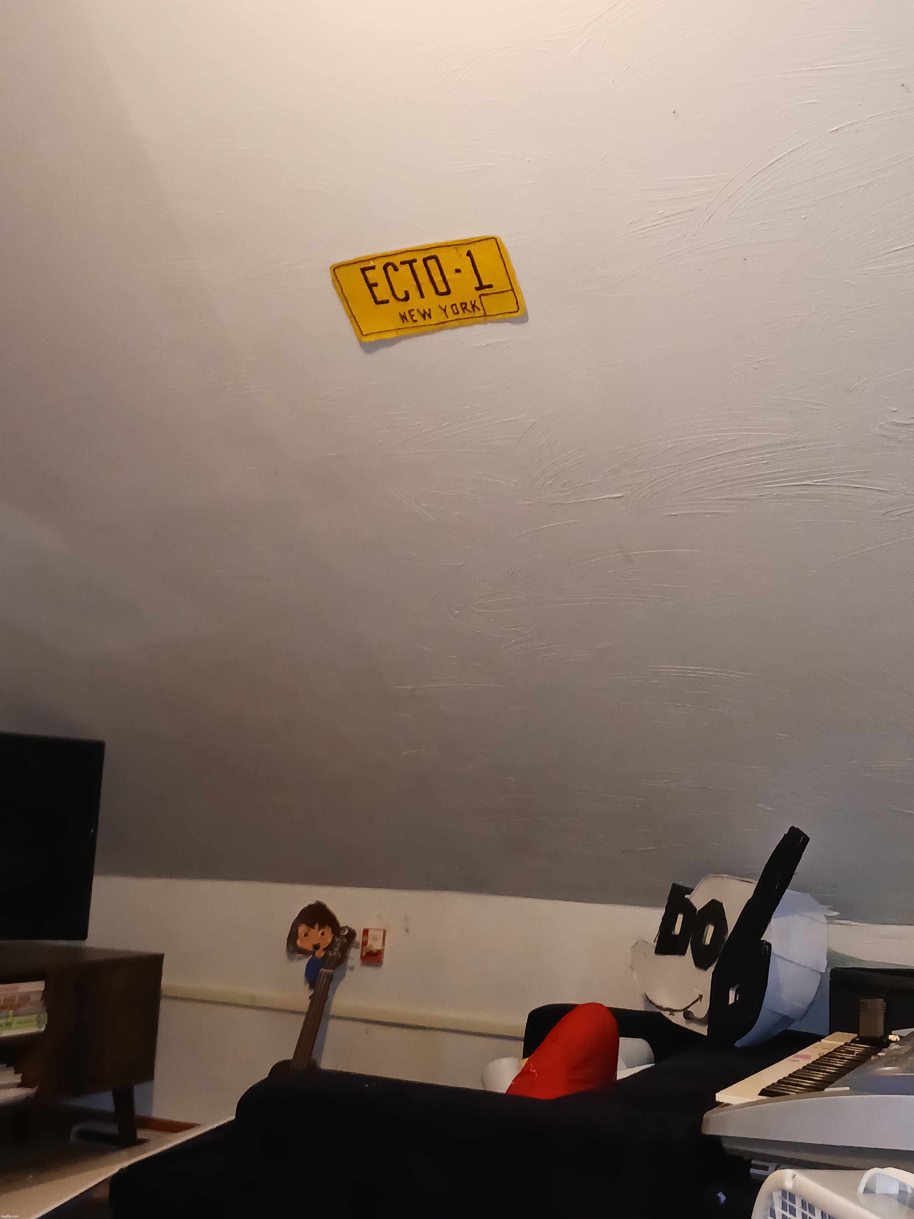 Ecto-1 license plate I made | made w/ Imgflip meme maker