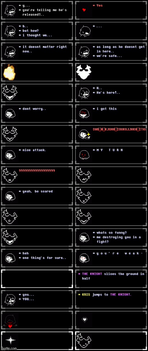 chapter 1 episode 8.5: sliced (CHAPTER 3 SPOILER -Wubboc) | made w/ Imgflip meme maker