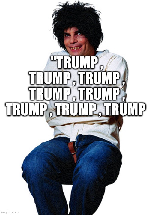 straight jacket | "TRUMP , TRUMP , TRUMP , TRUMP , TRUMP , TRUMP , TRUMP , TRUMP | image tagged in straight jacket | made w/ Imgflip meme maker