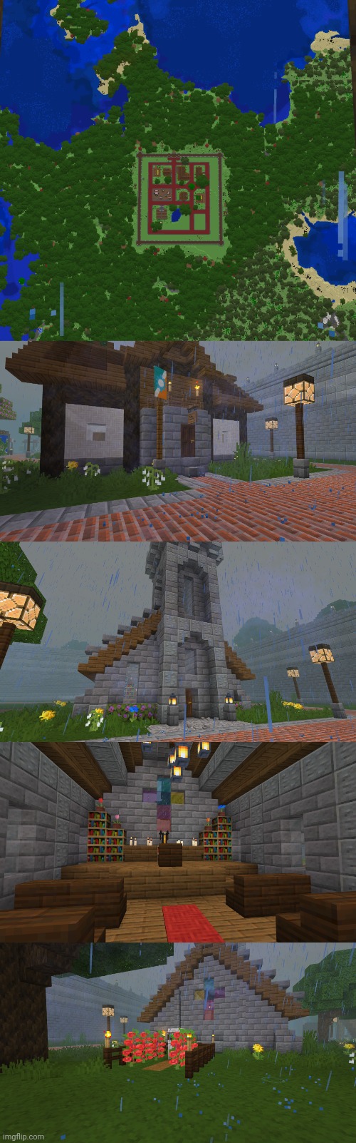Progress on Fort Sadie May.
(finally got motivation to work on it.) | image tagged in minecraft | made w/ Imgflip meme maker