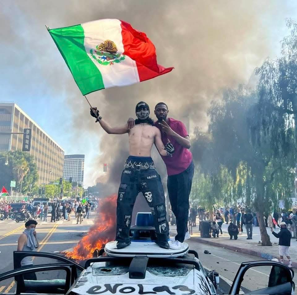 Paid Protestors LA Riots 2 Blank Meme Template