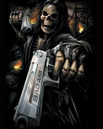 edgy skeleton Blank Meme Template