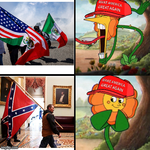 Cuphead Flower | image tagged in cuphead flower | made w/ Imgflip meme maker