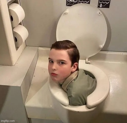 My son keeps going into the toilet, what should I do to prevent him from doing this? | made w/ Imgflip meme maker