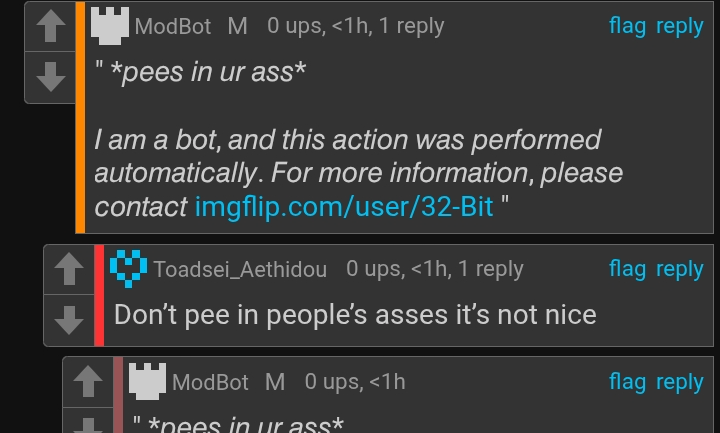 pees in ur ass Blank Meme Template