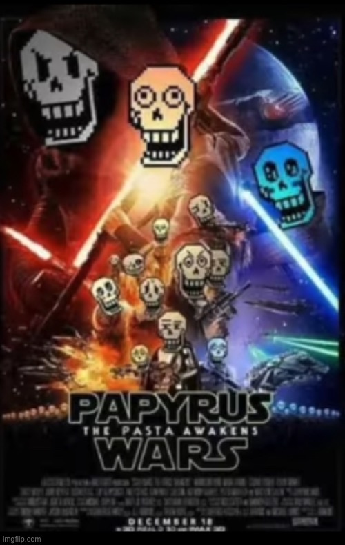 THE PASTA AWAKENS! | image tagged in undertale papyrus,pasta | made w/ Imgflip meme maker