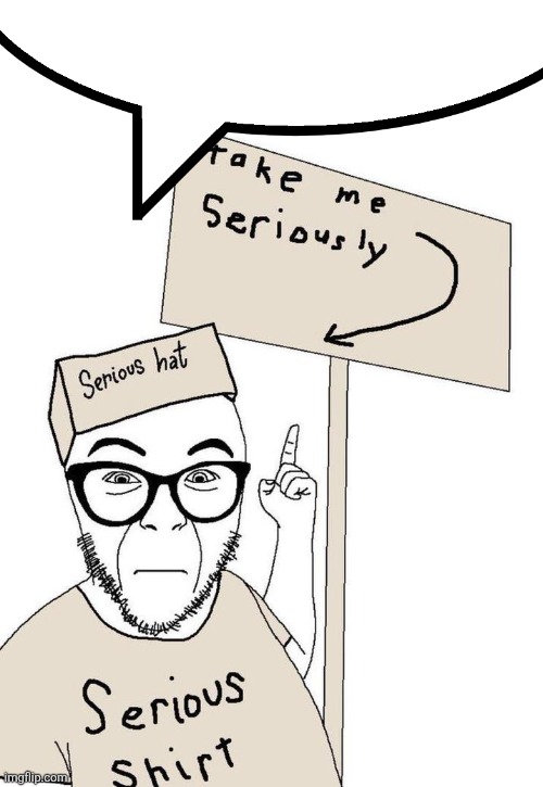 Serious Soyjak | image tagged in serious soyjak | made w/ Imgflip meme maker