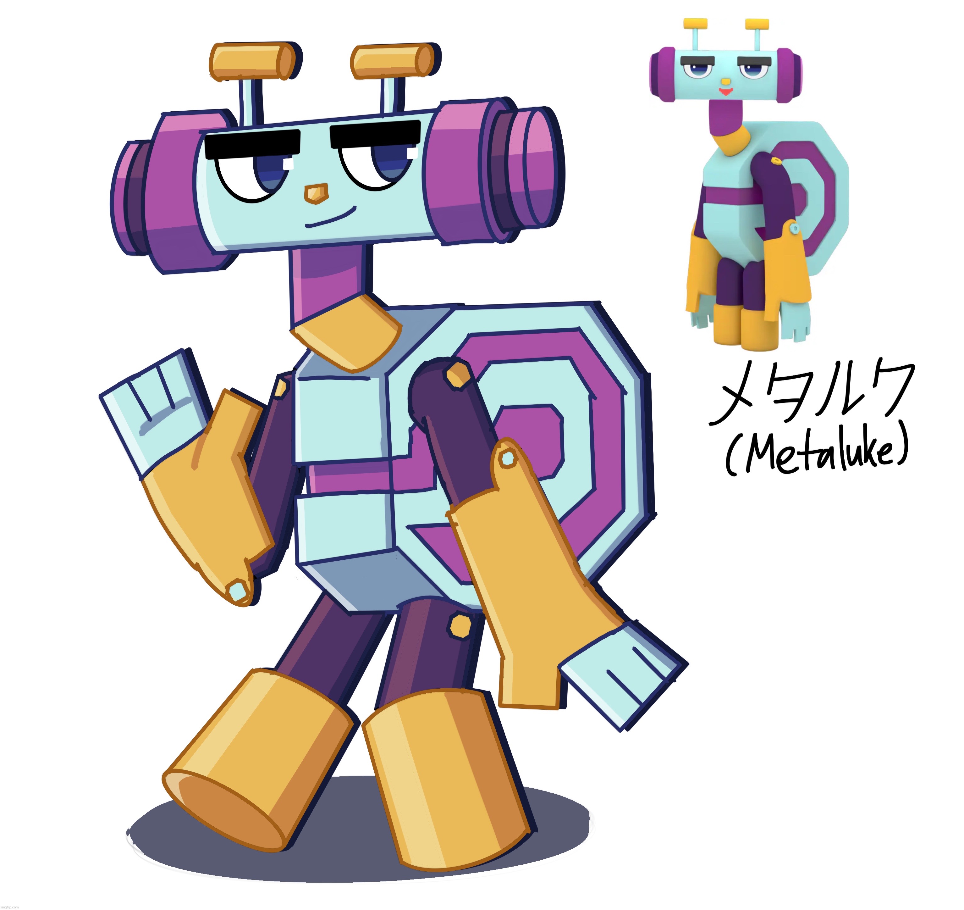 Metaluke (メタルク) fanart | made w/ Imgflip meme maker