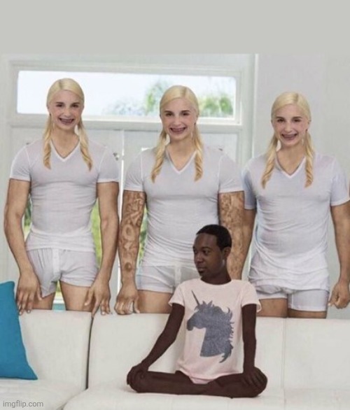 3 girls and 1 boy | image tagged in 3 girls and 1 boy | made w/ Imgflip meme maker
