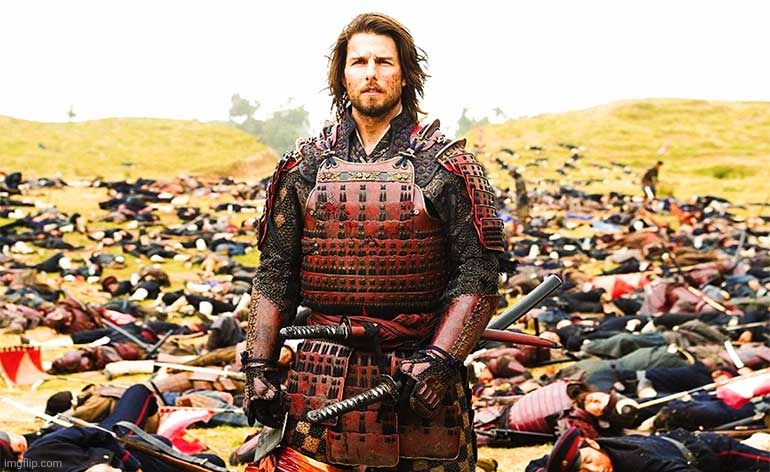 Last Samurai Nathan infront of dead bodies | image tagged in last samurai nathan infront of dead bodies | made w/ Imgflip meme maker