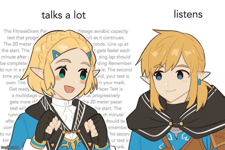 Zelda yaps | made w/ Imgflip meme maker