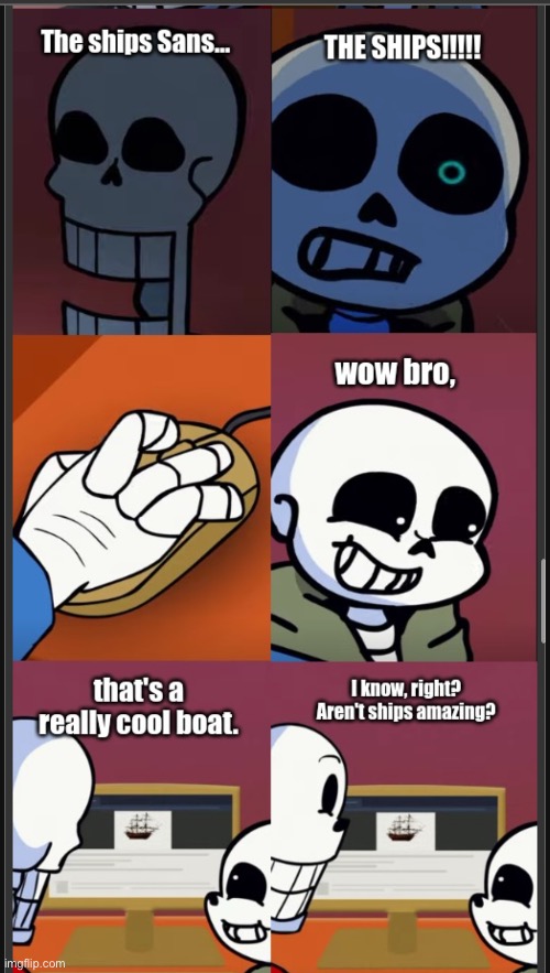 The ships sans the ships!! | made w/ Imgflip meme maker