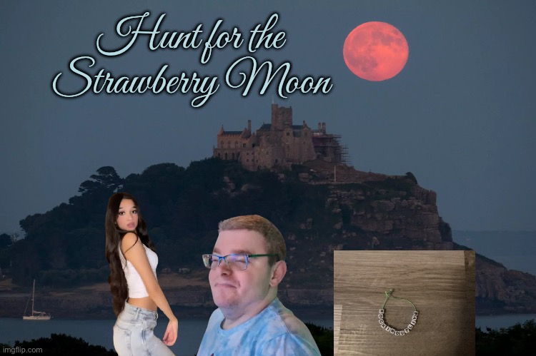 Hunt for the Strawberry Moon | Hunt for the Strawberry Moon | image tagged in texas,girl,pretty girl,summer,vacation,beautiful girl | made w/ Imgflip meme maker