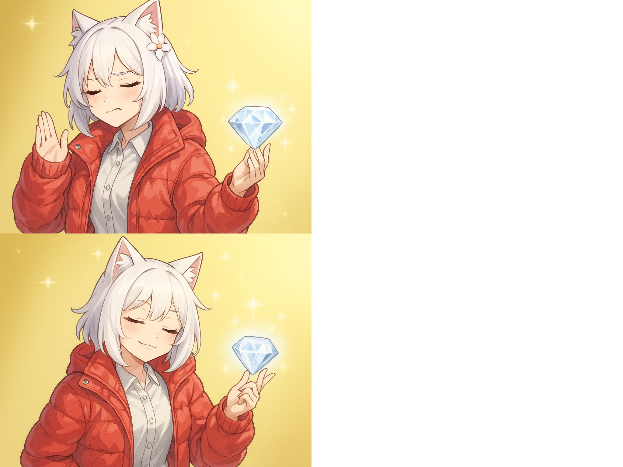 Tetraspace as Drake Blank Meme Template