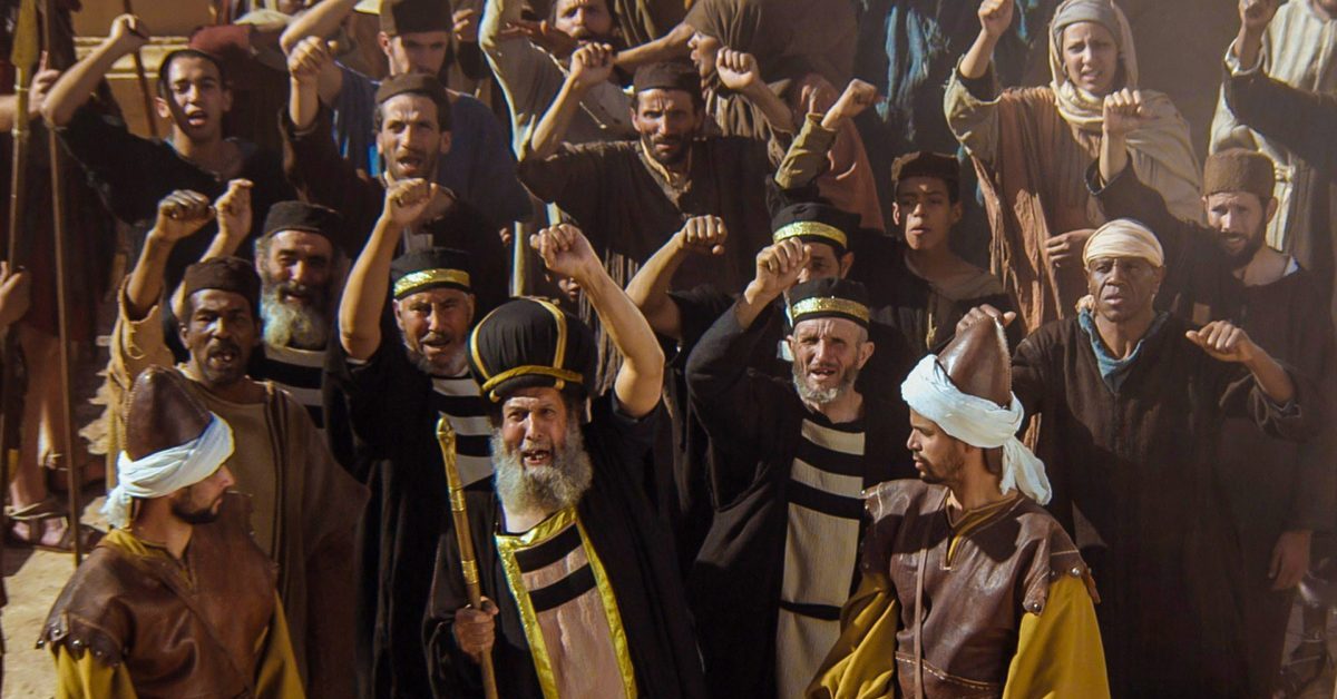 pharisees inflaming the crowd Blank Meme Template
