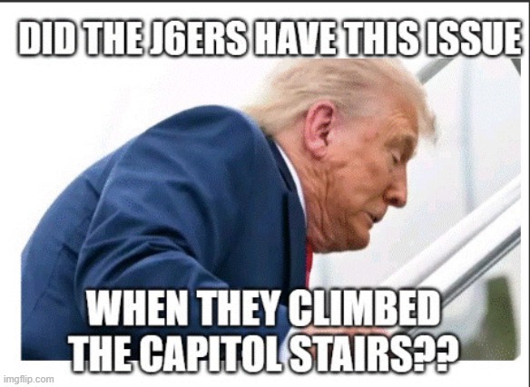 TrumpTrip | image tagged in trumptrip,airforceone,stairs,tripping,maga | made w/ Imgflip meme maker
